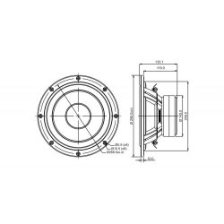 SB29NRX75-6ohm  10" woofer, 75mm VC