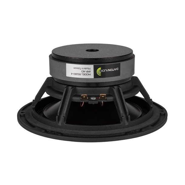 Dayton Audio RS180-4 7" Reference Woofer 4 Ohm. Black alu. cone