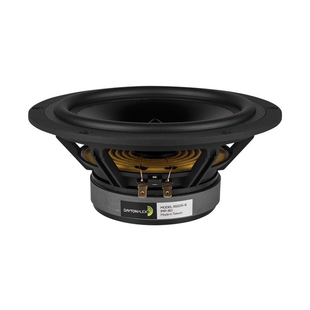 Dayton Audio RS225-8 8" Reference Woofer. Black alu. cone
