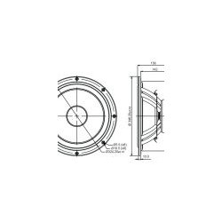 SB34NRX75-6ohm 12" woofer, 75mm VC