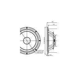 SB34SWNRX-S75-6  subwoofer 12"