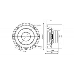 SB34SWPL76-4ohm  subwoofer 12"