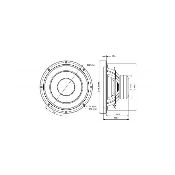 SB34SWPL76-4ohm  subwoofer 12"