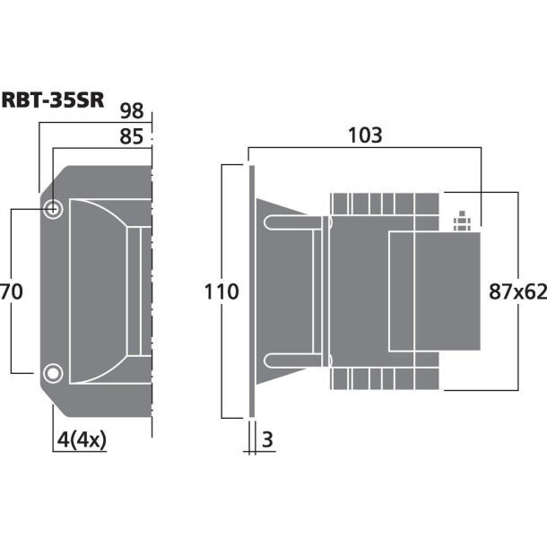 Bnddiskant st RBT-35SR