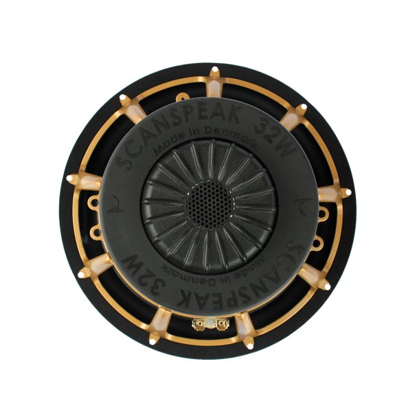 GOLD SERIES 32 cm Subwoofer 4 ohm, Paper Sandwich Cone, Ferrite Magnet