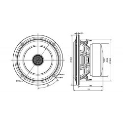 SB12PFCR25-4ohm - COAX  4" 25mm VC