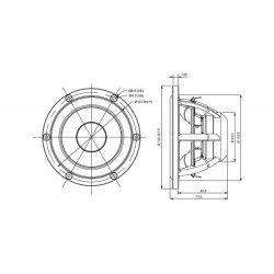Satori 5" MR13P-8 midrange