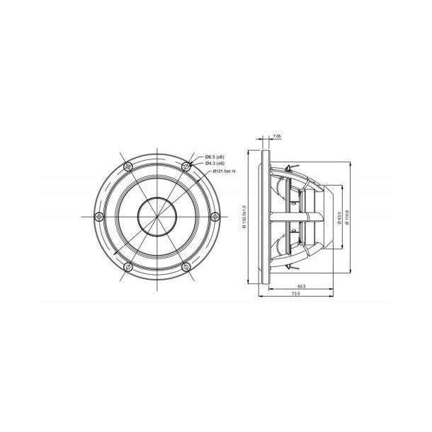 Satori 5" MR13P-8 midrange