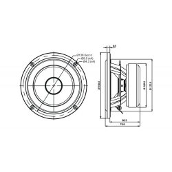 SB15NRX2C30-4  5" mid/woofer, 30mm VC