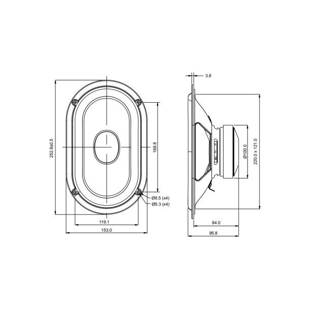 SB15SFCR39-8 mid/woofer