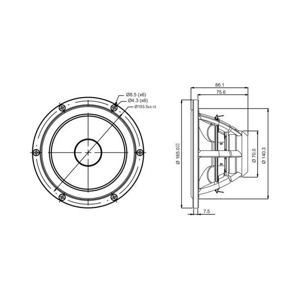 Satori 6,5" MR16P-4 midrange