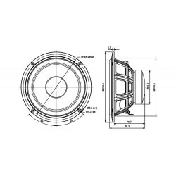 SB16PFCR25-4ohm  6" midwoofer, 25mm VC