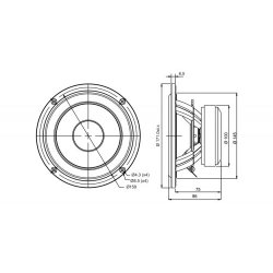 SB17CRC35-4, 6" mid/woofer, 35mm VC