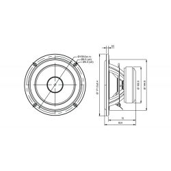 SB17NRX2C35-8, 6&#148; upgraded NRX, paper cone 35mm VC