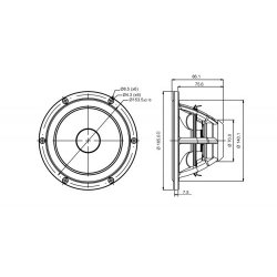Satori 6,5"  MW16P-8 midwoofer