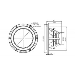 Satori 6,5"  MW16TX-4 midwoofer