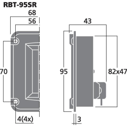 Bnddiskant RBT-95SR