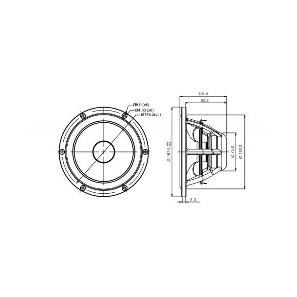Satori 7,5"  MW19P-4 midwoofer