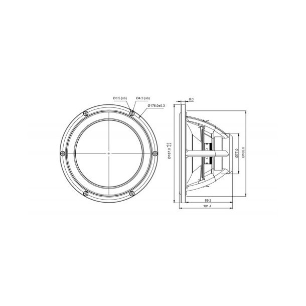 Satori 7,5" MW19TX-4 midwoofer