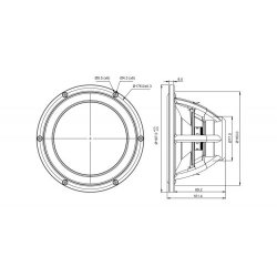 Satori 7,5" MW19TX-8 midwoofer