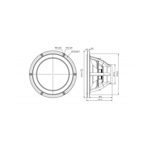 Satori 7,5" MW19TX-8 midwoofer