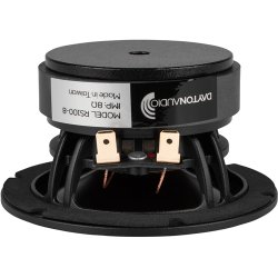 Dayton Audio RS100-8 4" Reference Full-Range Driver 8 Ohm. Black alu. cone