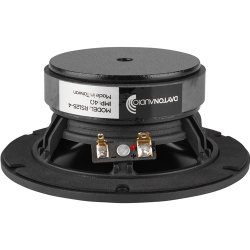 Dayton Audio RS125-4 5" Reference Woofer 4 Ohm. Black alu. cone