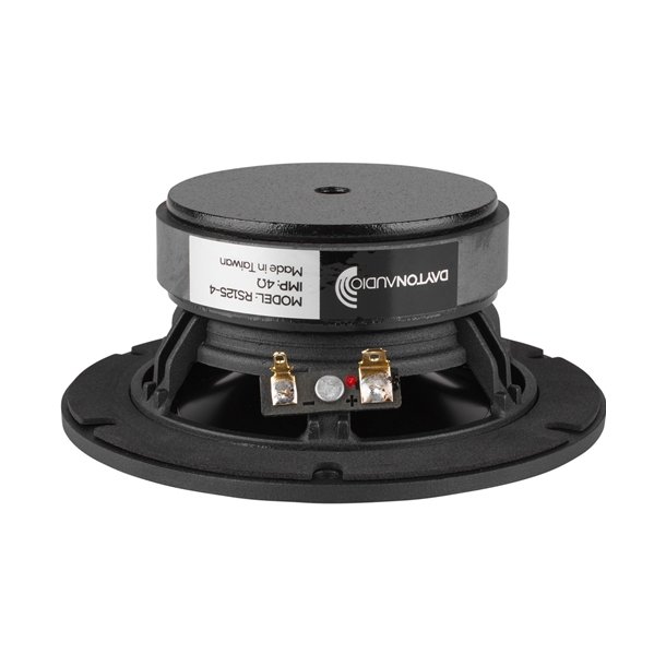 Dayton Audio RS125-4 5" Reference Woofer 4 Ohm. Black alu. cone