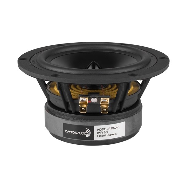 Dayton Audio RS150-8 6" Reference Woofer. Black alu. cone