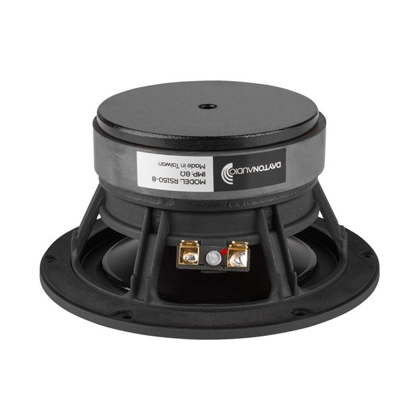 Dayton Audio RS150-8 6" Reference Woofer. Black alu. cone