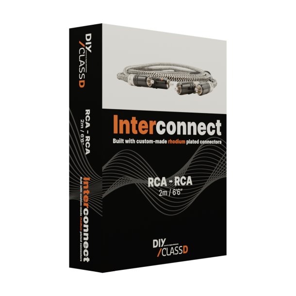 Hypex Interconnect RCA-RCA  2 x 1.0  Mtr.