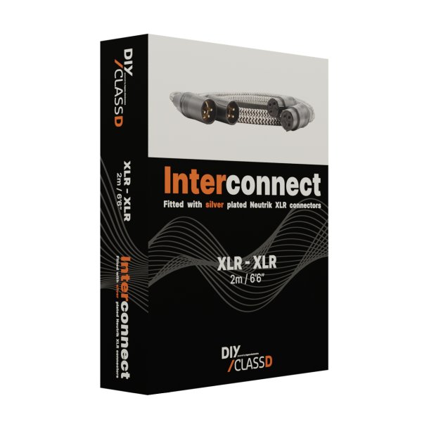 Hypex Interconnect XLR-XLR  2 x 2.0  Mtr.