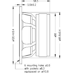 Seas E0070-08 W12CY004 - Excel woofer pair