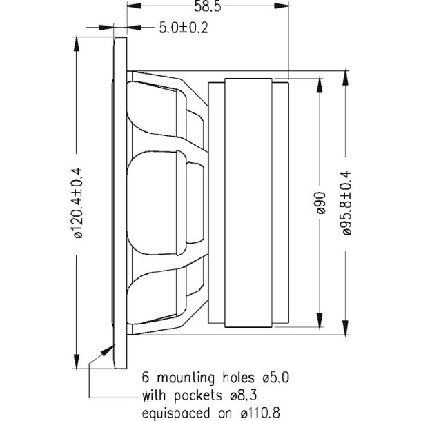 Seas E0091-08 W12CY006 - Excel woofer pair