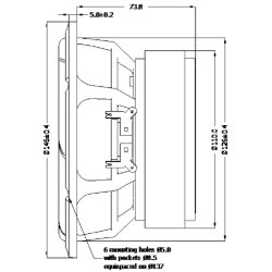 Seas E0073-08 W16NX003 - Excel woofer pair