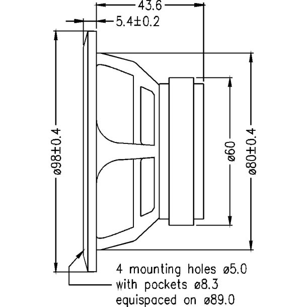 Seas H1600-08 - FU10RB - Prestige full range