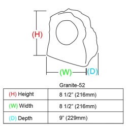 Earthquake Sound Granite-52 st pris