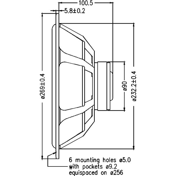 Seas H1411-08 - A26RE4 - Prestige woofer