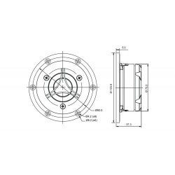 Satori TW29B-B Beryllium tweeter, black
