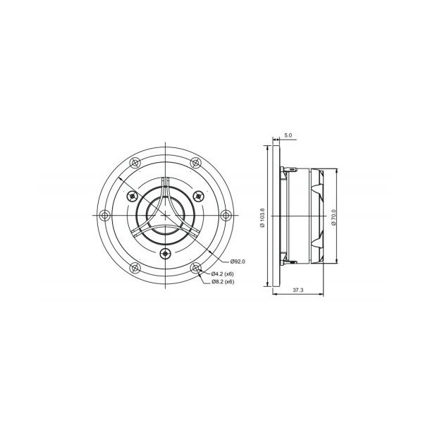 Satori TW29B-B Beryllium tweeter, black