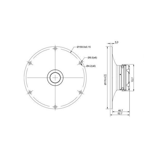 Satori TW29BNWG-4 Beryllium tweeter - Neo magnet