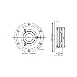 Satori TW29DN-B-8 Neo magnet - black