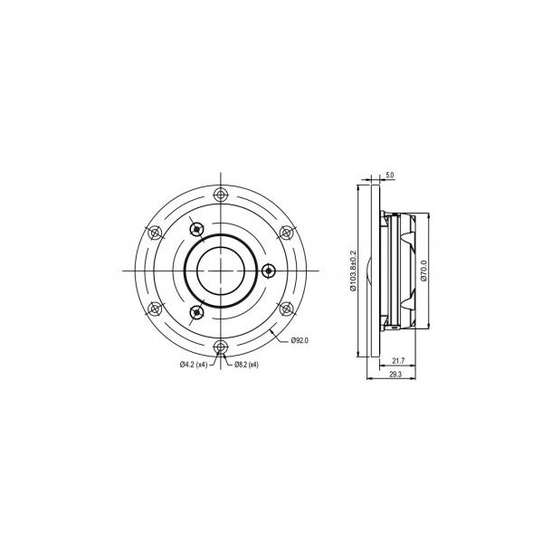 Satori TW29DN-B-8 Neo magnet - black