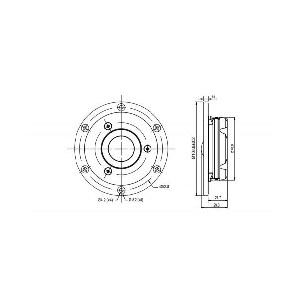 Satori TW29DN-B Neo magnet - black