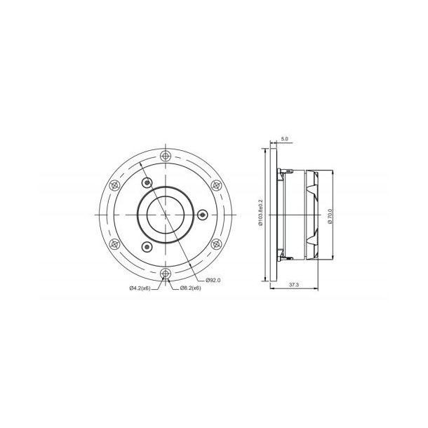 Satori TW29R  ferrite magnet