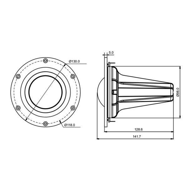 Satori MD60N-6 Mid range Dome