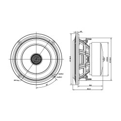SB12PACR25-4-COAX Coaxial - Woofer