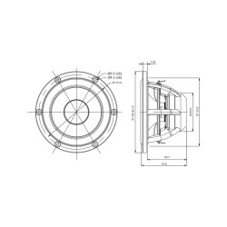 Satori MW13P-8 - Midwoofer