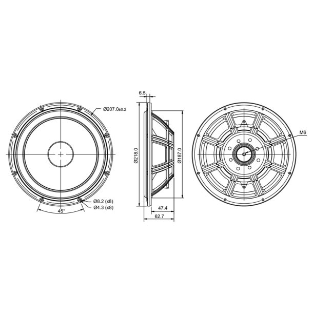 SB20PFCR-00 Passive Radiator