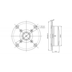 SB19ST-C000-4ohm  Low cost tweeter